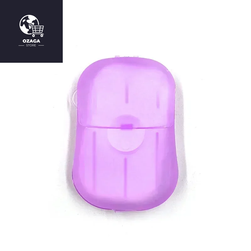 Portable Outdoor Travel Soap Tablets in Convenient Dispenser Box - Mini Hand Washing Sheets