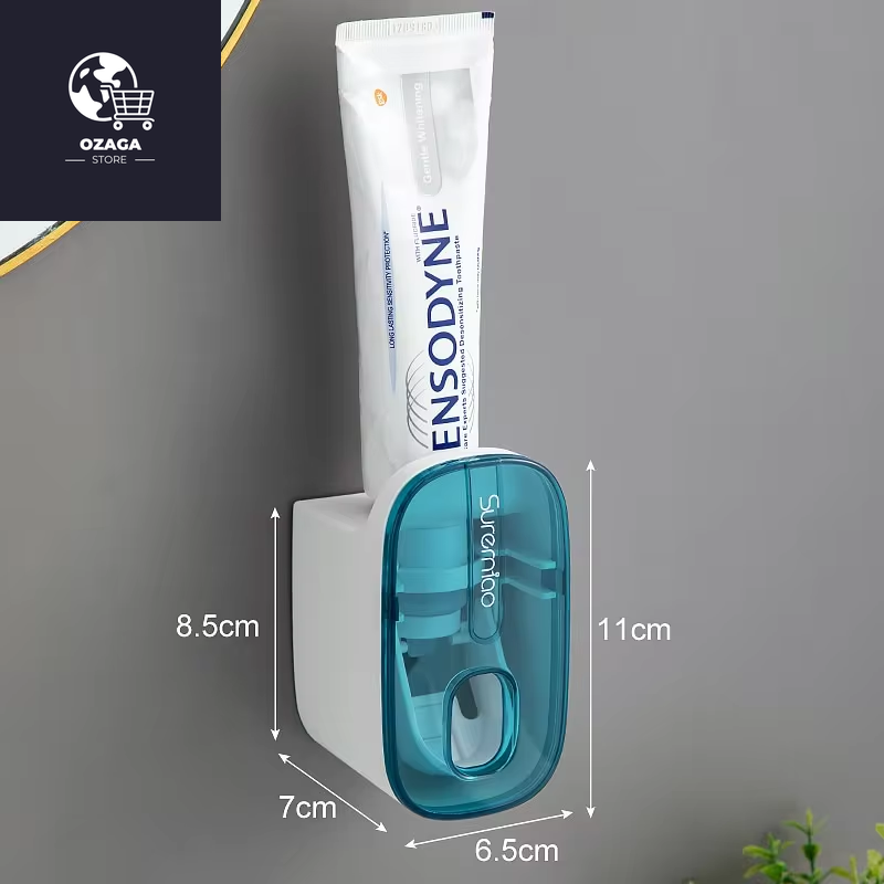 1 PCS Automatic Toothpaste Dispenser Bathroom Accessories Wall Mount Lazy Toothpaste Squeezer Toothbrush Holder