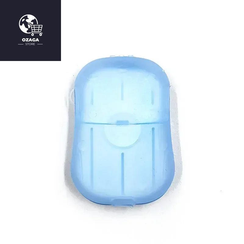 Portable Outdoor Travel Soap Tablets in Convenient Dispenser Box - Mini Hand Washing Sheets