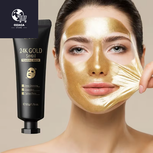 LAIKOU 24K Gold Snail Deep Cleansing Tearing Mask for Blackhead Removal - 50g