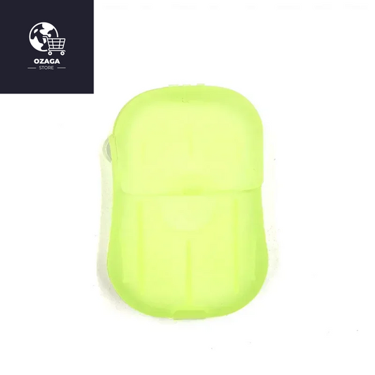 Portable Outdoor Travel Soap Tablets in Convenient Dispenser Box - Mini Hand Washing Sheets