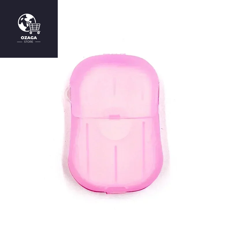 Portable Outdoor Travel Soap Tablets in Convenient Dispenser Box - Mini Hand Washing Sheets