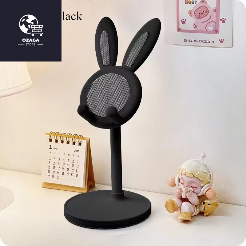 The Cute Rabbit Mobile Phone Stand Desktop Can Lift and Adjust the Desktop Phone Accessories Phone Stand Phone Grip