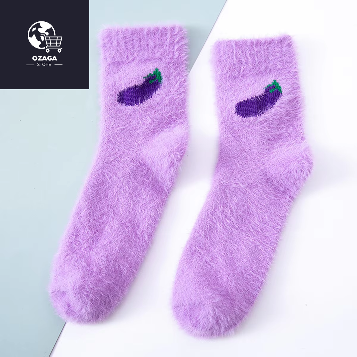 2 Pairs Cute Cow Spots Print Socks, Thickened & Warm Coral Fleece Socks, Women'S Stockings & Hosiery