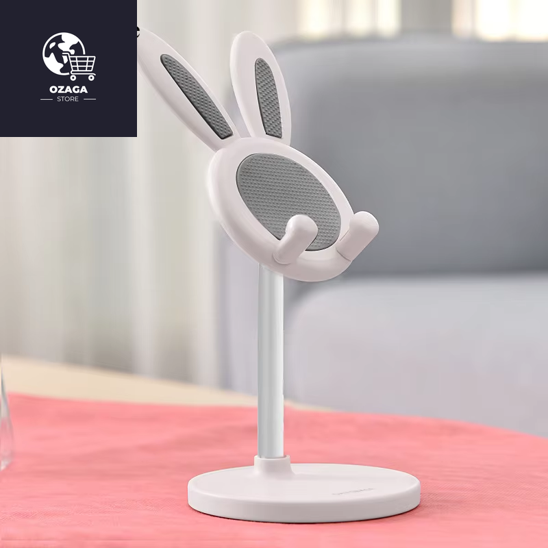 The Cute Rabbit Mobile Phone Stand Desktop Can Lift and Adjust the Desktop Phone Accessories Phone Stand Phone Grip