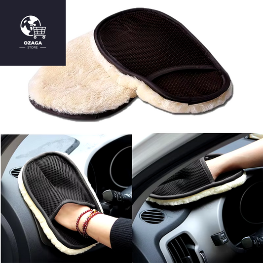 Microfiber Wool Soft Auto Car Washing Glove Cleaning Car Cleaning Glove Motorcycle Washer Care Car Paint Wash Care Tools