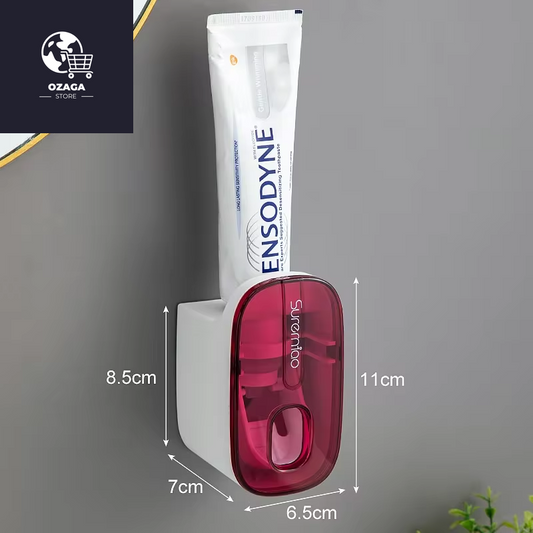1 PCS Automatic Toothpaste Dispenser Bathroom Accessories Wall Mount Lazy Toothpaste Squeezer Toothbrush Holder