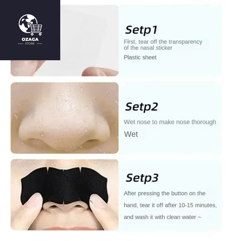 Facial Blackhead Removal Stickers - Effective Pore and Nose Cleansing Solutions (10/50/100 Pieces)
